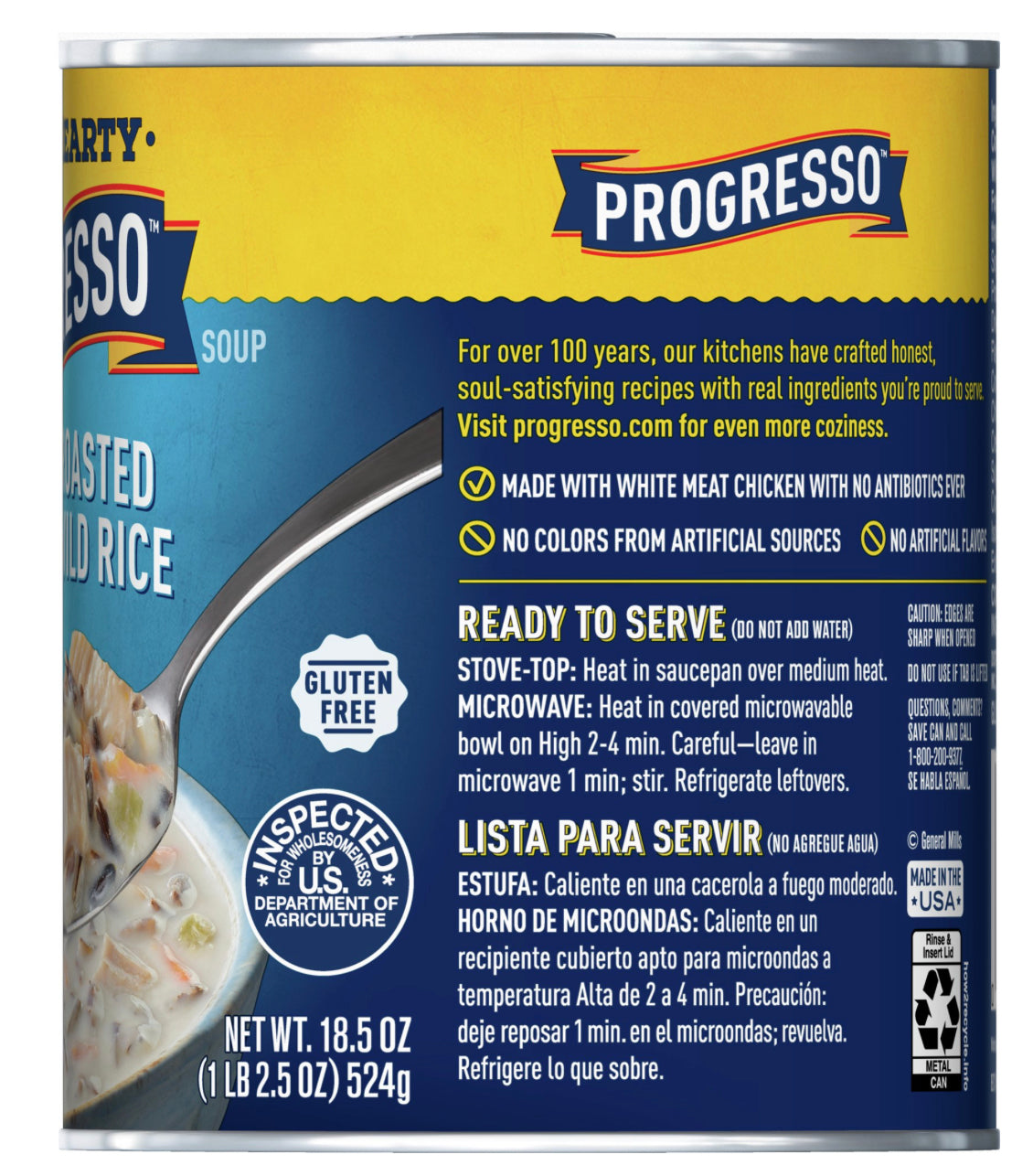 Progresso Creamy Roasted Chicken Wild Rice 18.5oz