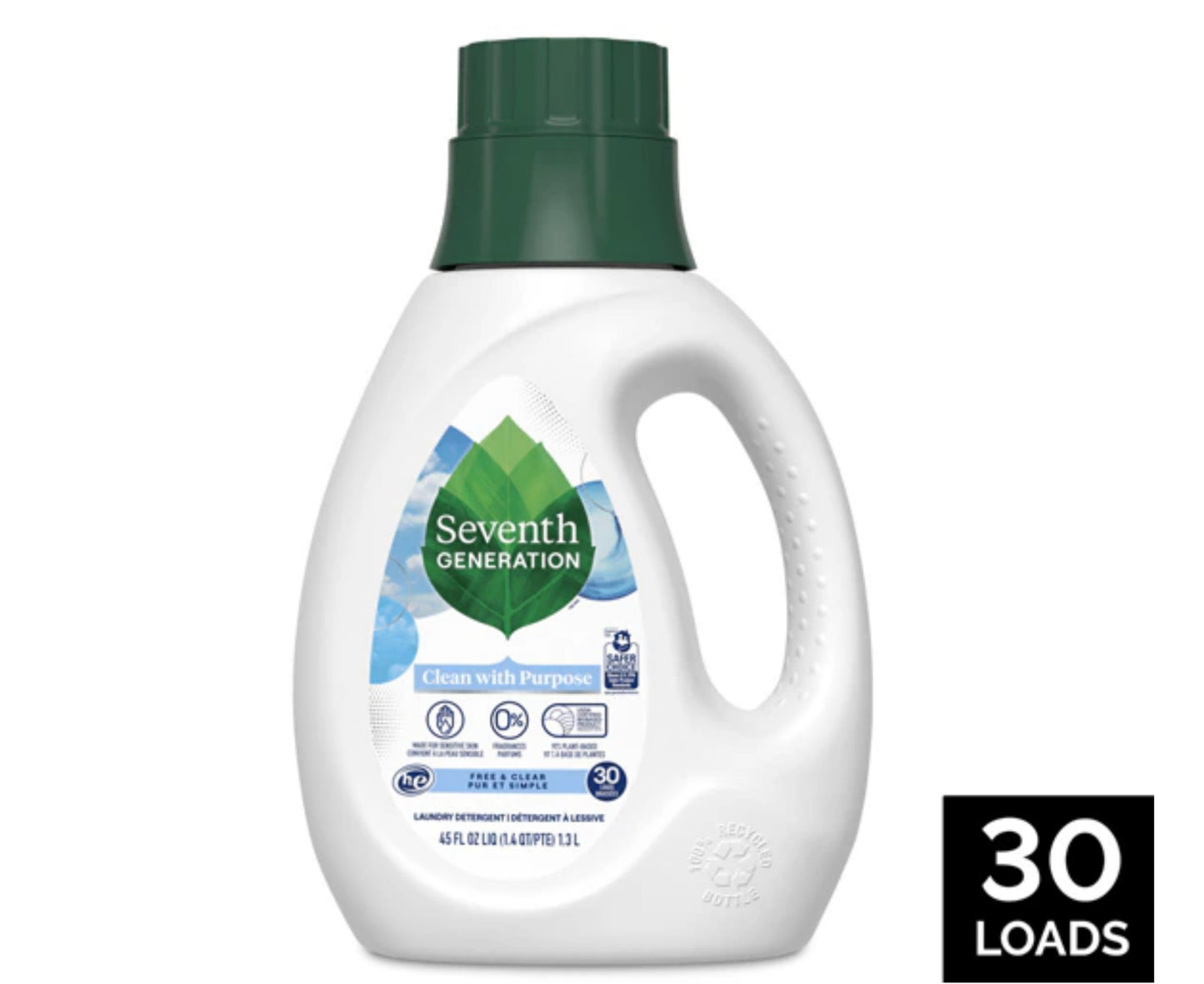 Seventh Generation Free and Clear Laundry Detergent 45oz