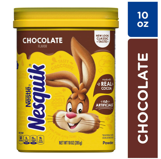 Nesquik Chocolate Flavor Powder Drink Mix 10oz