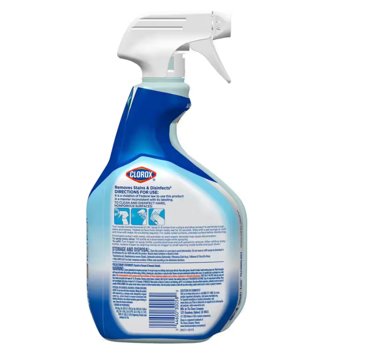 Clorox All Purpose Cleaner With Bleach Spray Rain Clean Scent 32oz