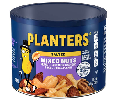 Planters Salted Mixed Nuts Party Snacks 10.3oz