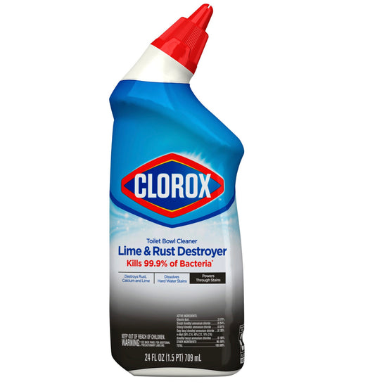 Clorox Toilet Bowl Cleaner Lime & Rust Destroyer 24oz