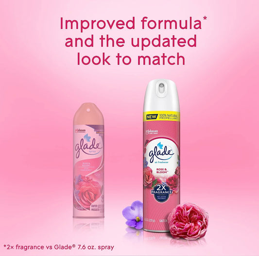 Glade Air Freshener Room Spray Rose & Bloom 8.3oz