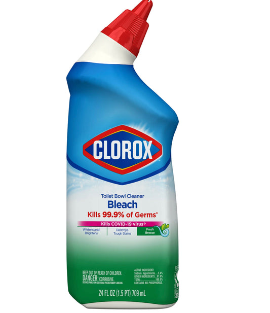 Clorox Toilet Bowl Cleaner With Bleach Fresh Scent 24oz