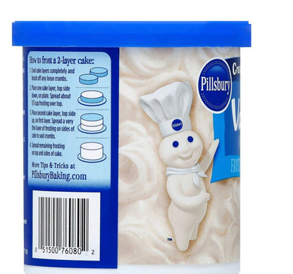 Pillsbury Creamy Supreme Vanilla Frosting 16oz