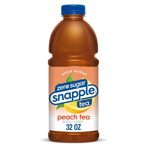 Zero Sugar Snapple Peach tea 32oz