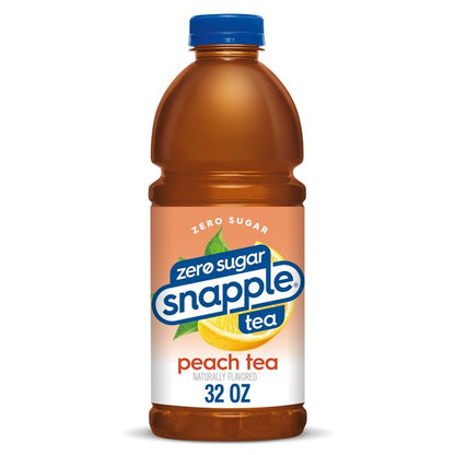 Zero Sugar Snapple Peach tea 32oz