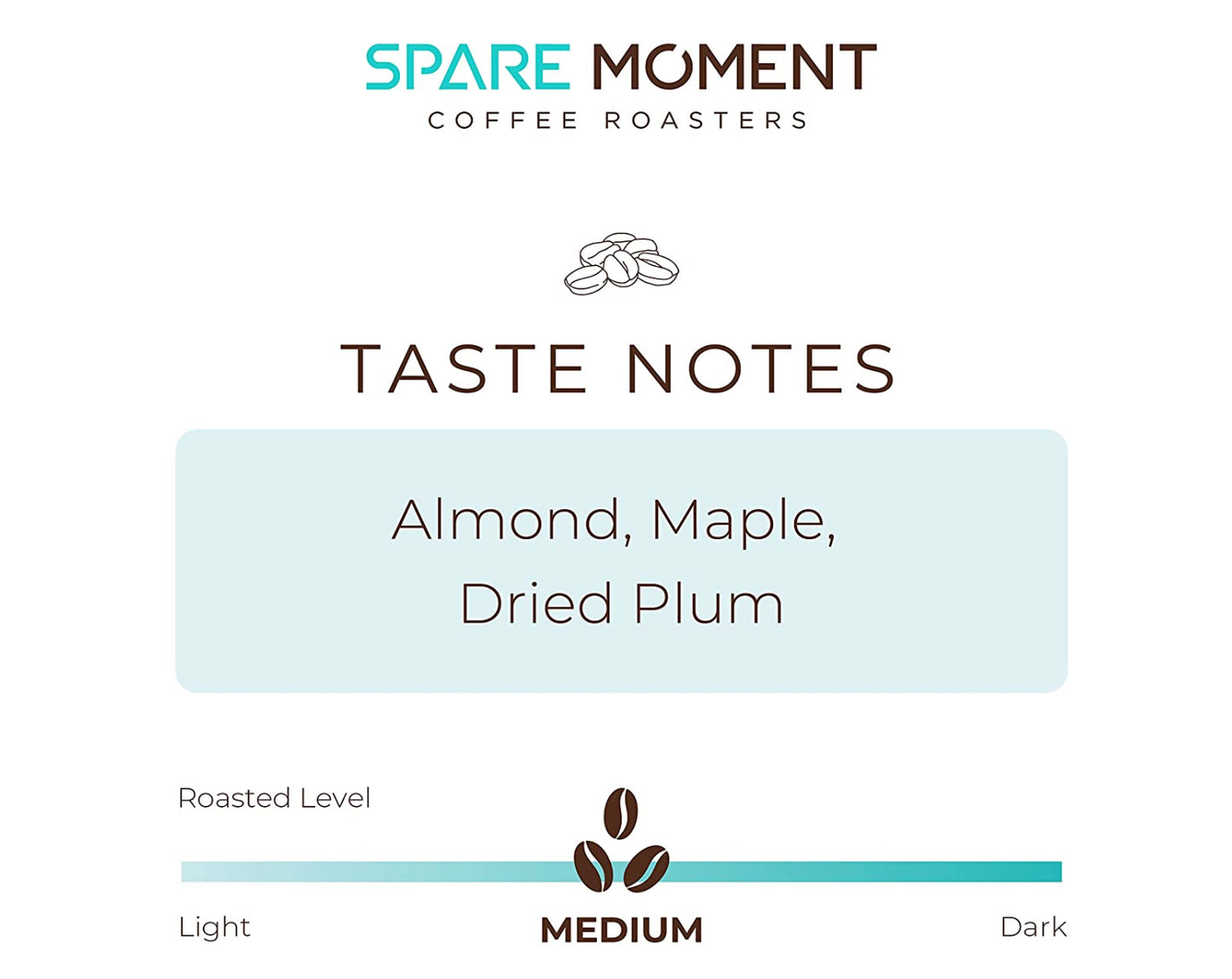 Spare Moment Coffee Morning Dew Medium Roast Whole Bean Coffee 12oz