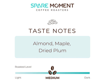 Spare Moment Coffee Morning Dew Medium Roast Whole Bean Coffee 12oz