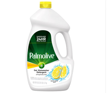 Palmolive Gel Dishwasher Detergent Lemon Splash 45oz