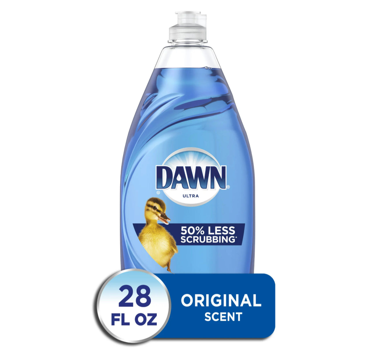Dawn Ultra Dishwashing Liquid Soap Original Scent 28oz