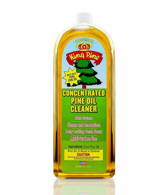 King Pine Concentrated Pine Oil Multi Surface Cleaner Industrial Strength Gold 8oz