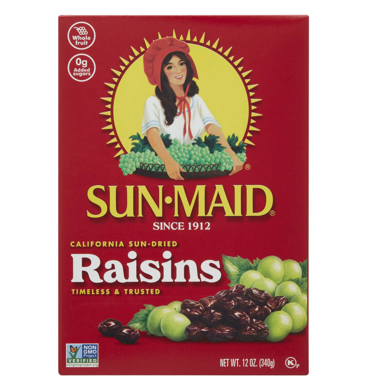 Sun Maid California Sun Dried Raisins 12oz