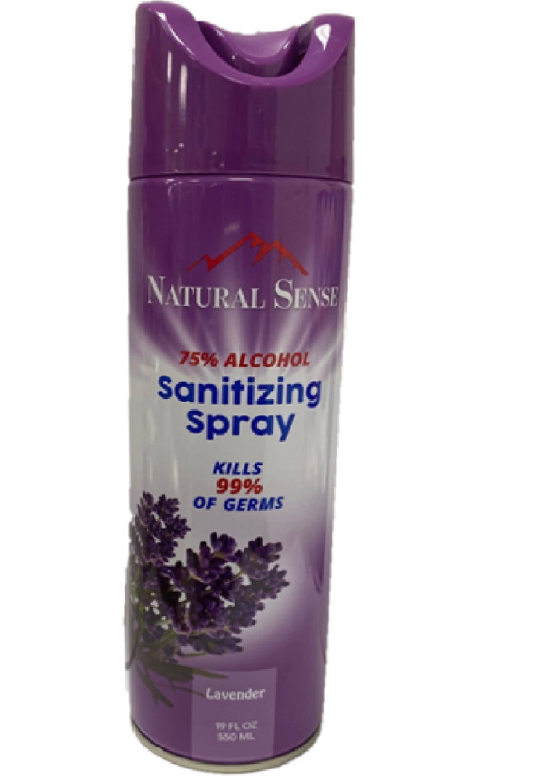Natural Sense Sanitizing Spray Lavender 19oz