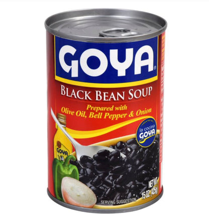 Goya Black Beans Soup 15oz