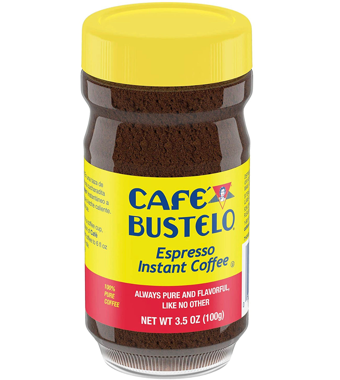 Cafe Bustelo Espresso Style Dark Roast Instant Coffee 3.5oz