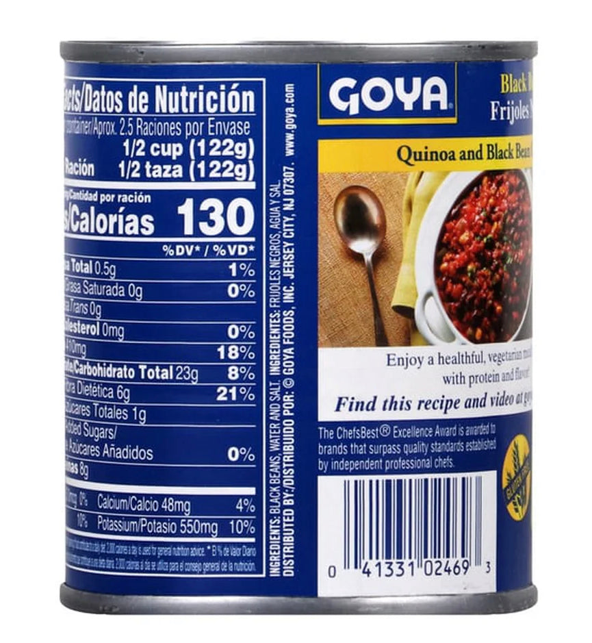 Goya Black Beans Prime Premium 10oz