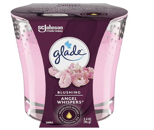 Glade Candle Jar Angel Whispers 3.4oz