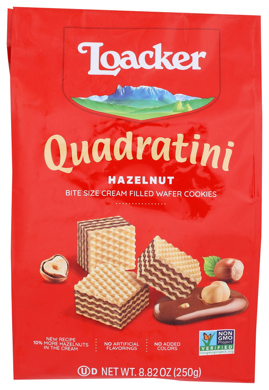 Loacker Quadratini Hazelnut Wafer 8.82 oz