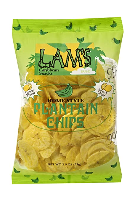Lam's Plantain Chips Lemon 2.25oz