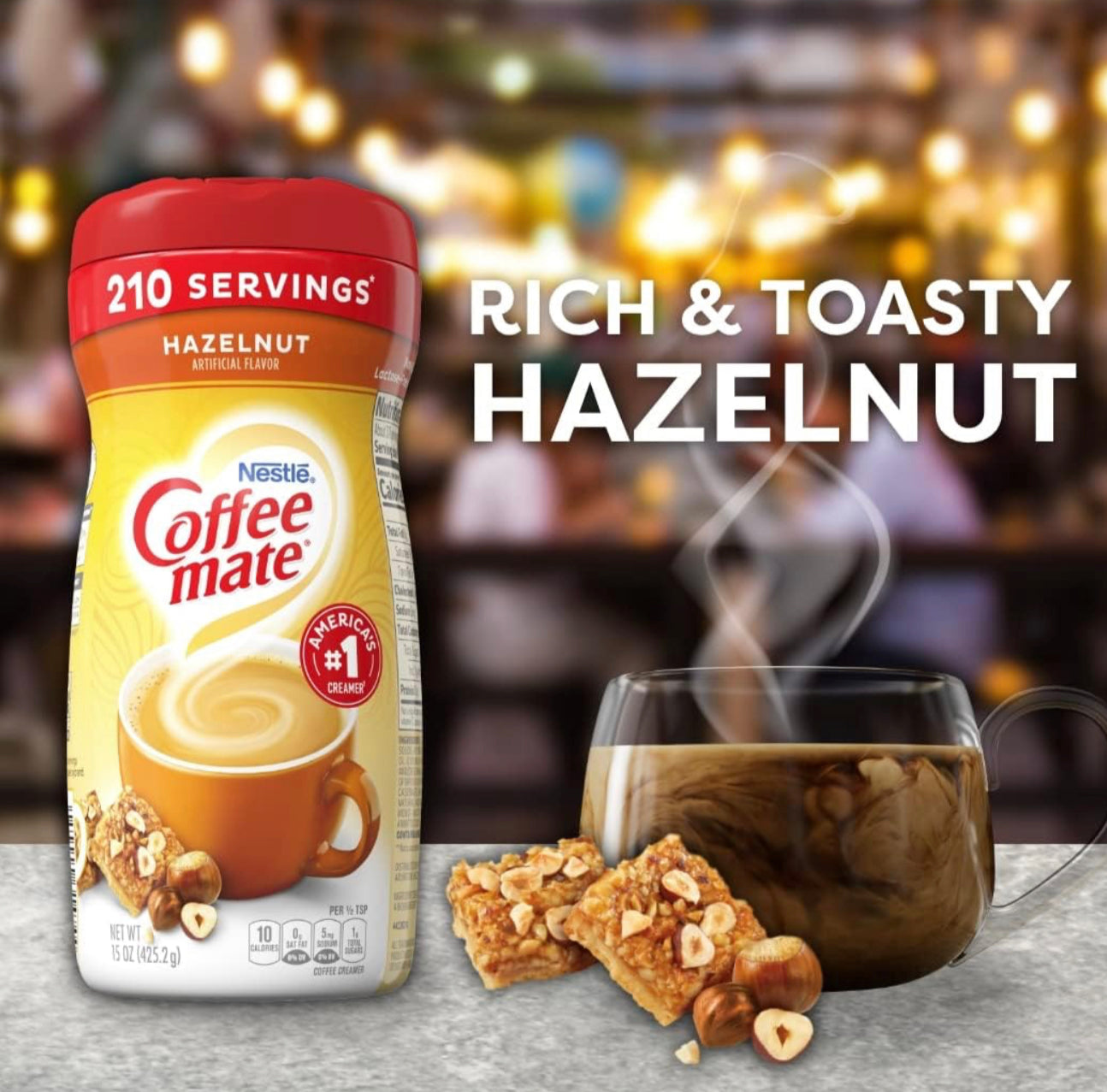 Coffee Mate Hazelnut Coffee Creamer 15oz