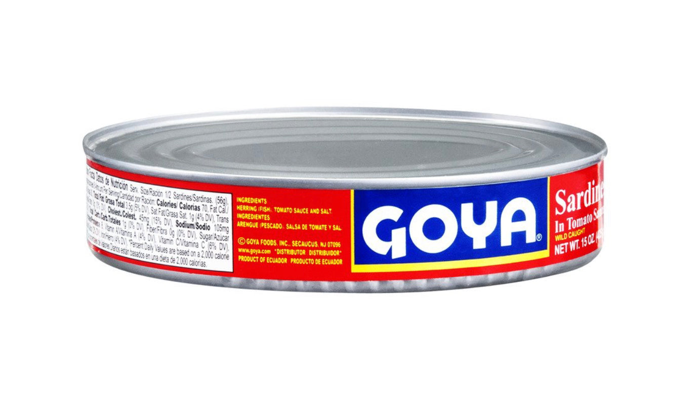 Goya Sardines In Tomato Sauce 15oz