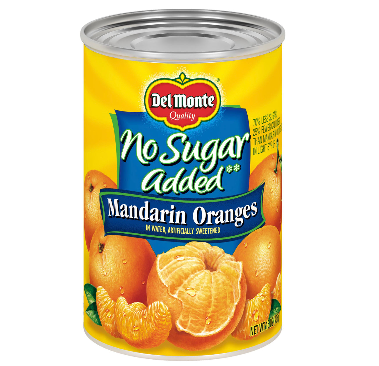 Del Monte Mandarin Oranges No Sugar Added 15oz