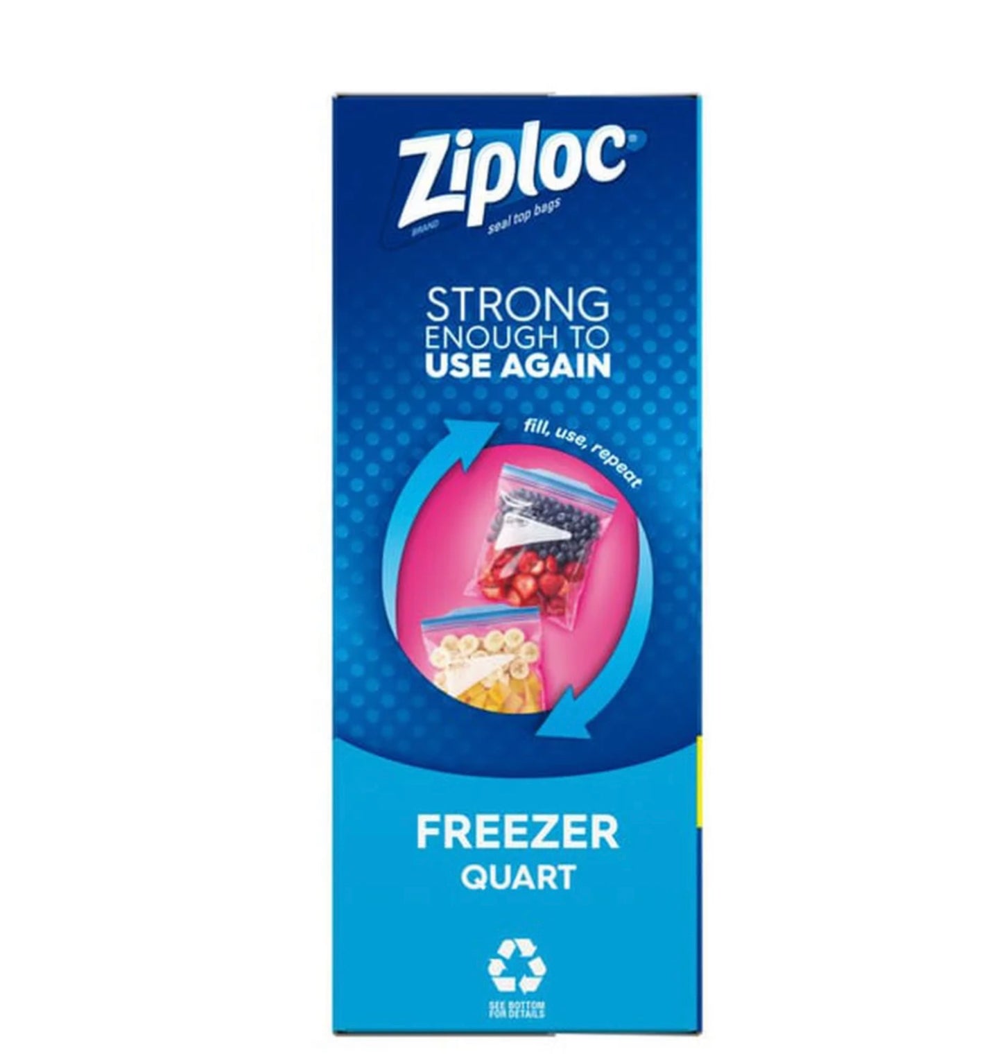 Ziploc 38 Freezer Quart