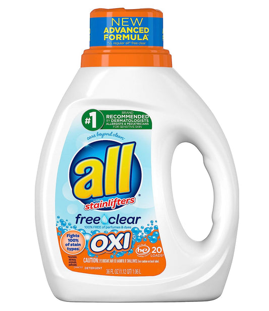 All Stain Lifters Free Clear Oxi 36oz