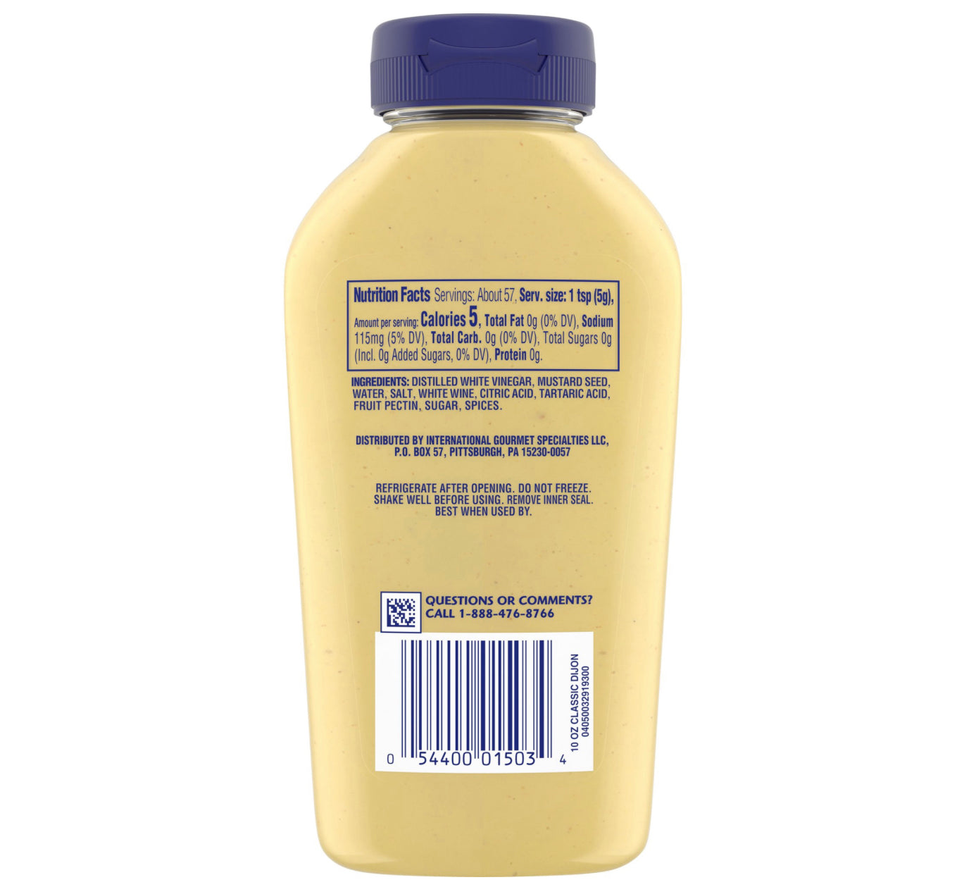 Grey Poupon Dijon Mustard 10oz