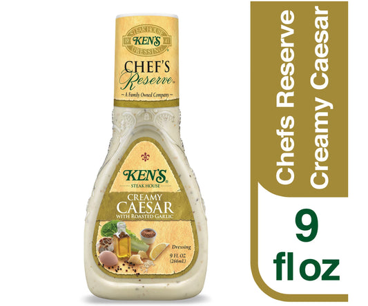 Kens Steak House Chef's Reserve Creamy Caesar Dressing 9oz