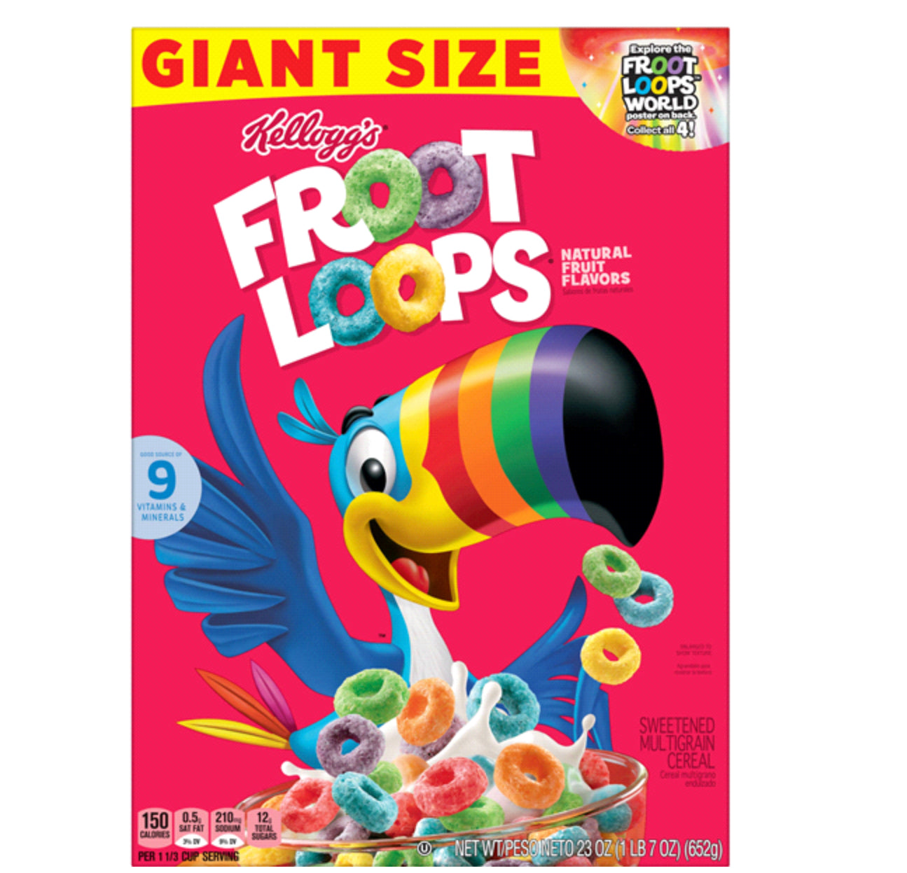 Kellogg's Froot Loops Family Size 23oz