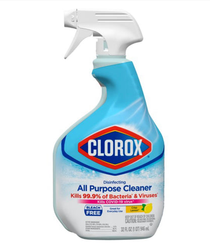 Clorox All Purpose Cleaner Bleach Free Crisp Lemon 32oz
