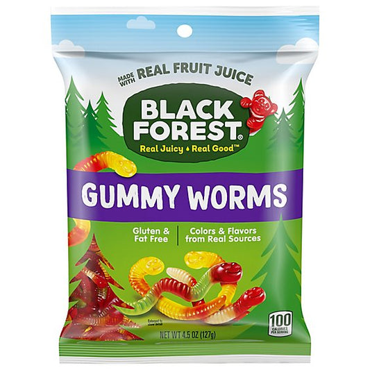 Black Forest Gummy Worms 4.5oz