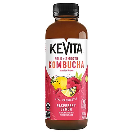 Kevita Bold+Smooth Kombucha Raspberry Lemon 15.2oz