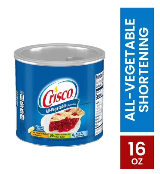 Crisco All Vegetable Shortening 16oz