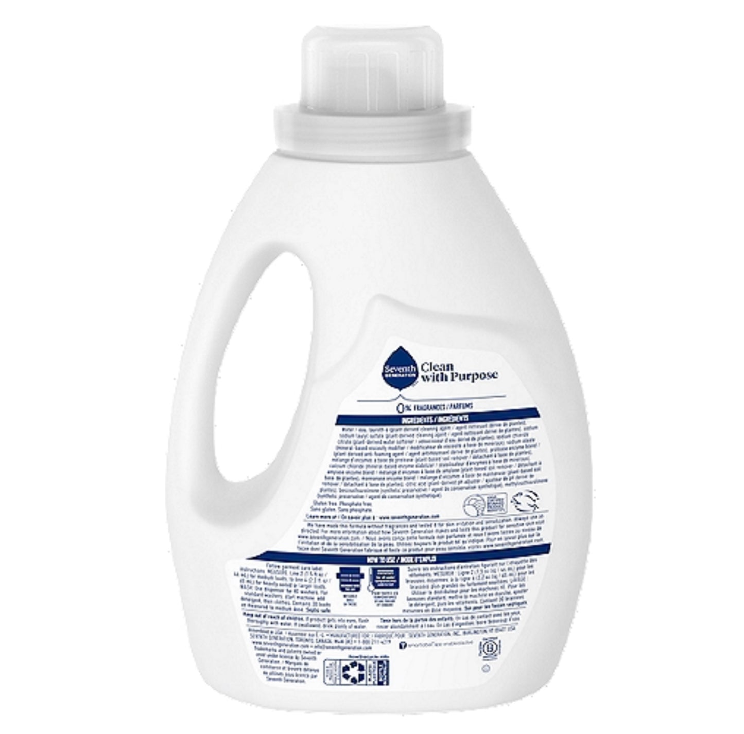 Seventh Generation Free and Clear Laundry Detergent 45oz