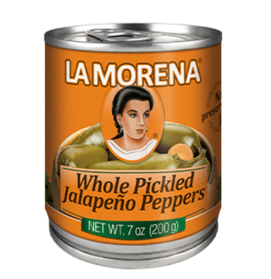 La Morena Whole Pickled Jalapeño Peppers 7oz