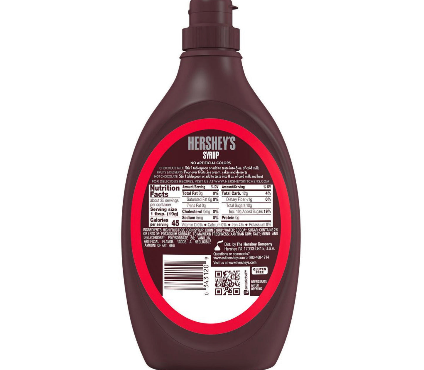 Hershey's Chocolate Syrup 24oz