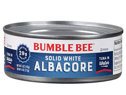 Bumble Bee Solid White Albacore Tuna In Water 5oz