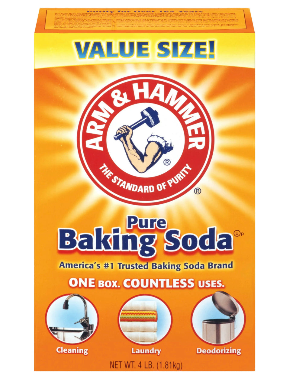 Arm & Hammer Pure Baking Soda 4lb