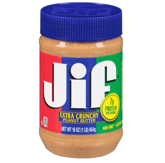 JIF Extra Crunchy Peanut Butter 16oz