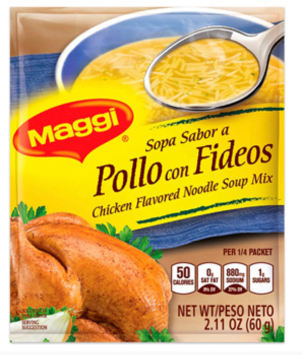 Maggi Sopa De Pollo Con Fideos 2.11oz