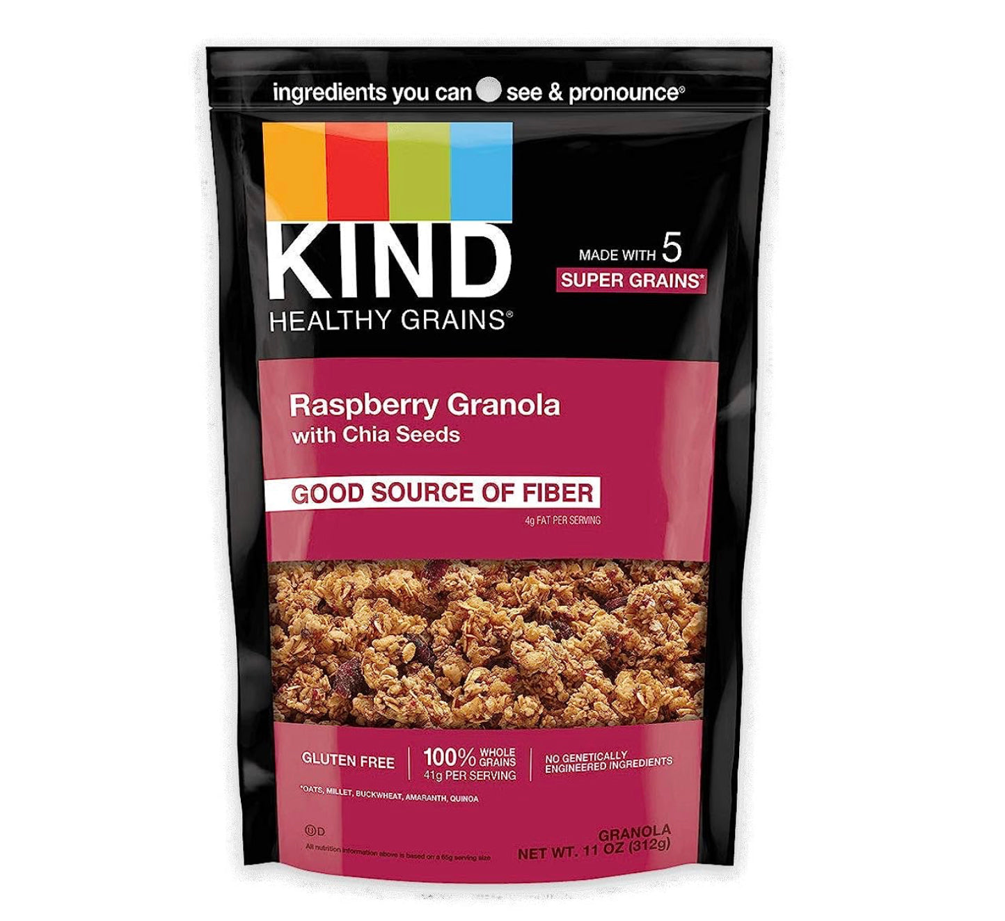 KIND Healthy Grains Raspberry Granola With Chia Seeds 11oz