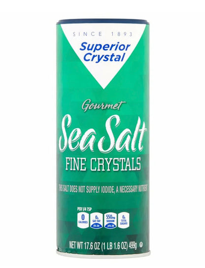 Superior Crystal Sea Salt Fine 17.6oz