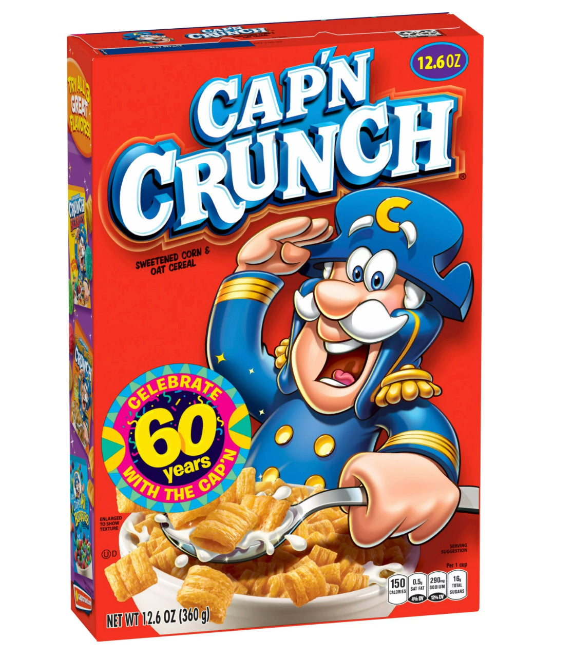 Cap'n Crunch Sweetened Corn & Oat Cereal 12.6oz