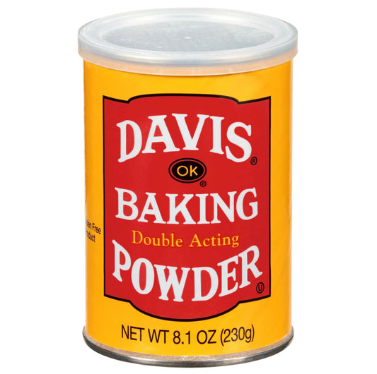 Davis Double Acting Baking Powder 8.1 oz