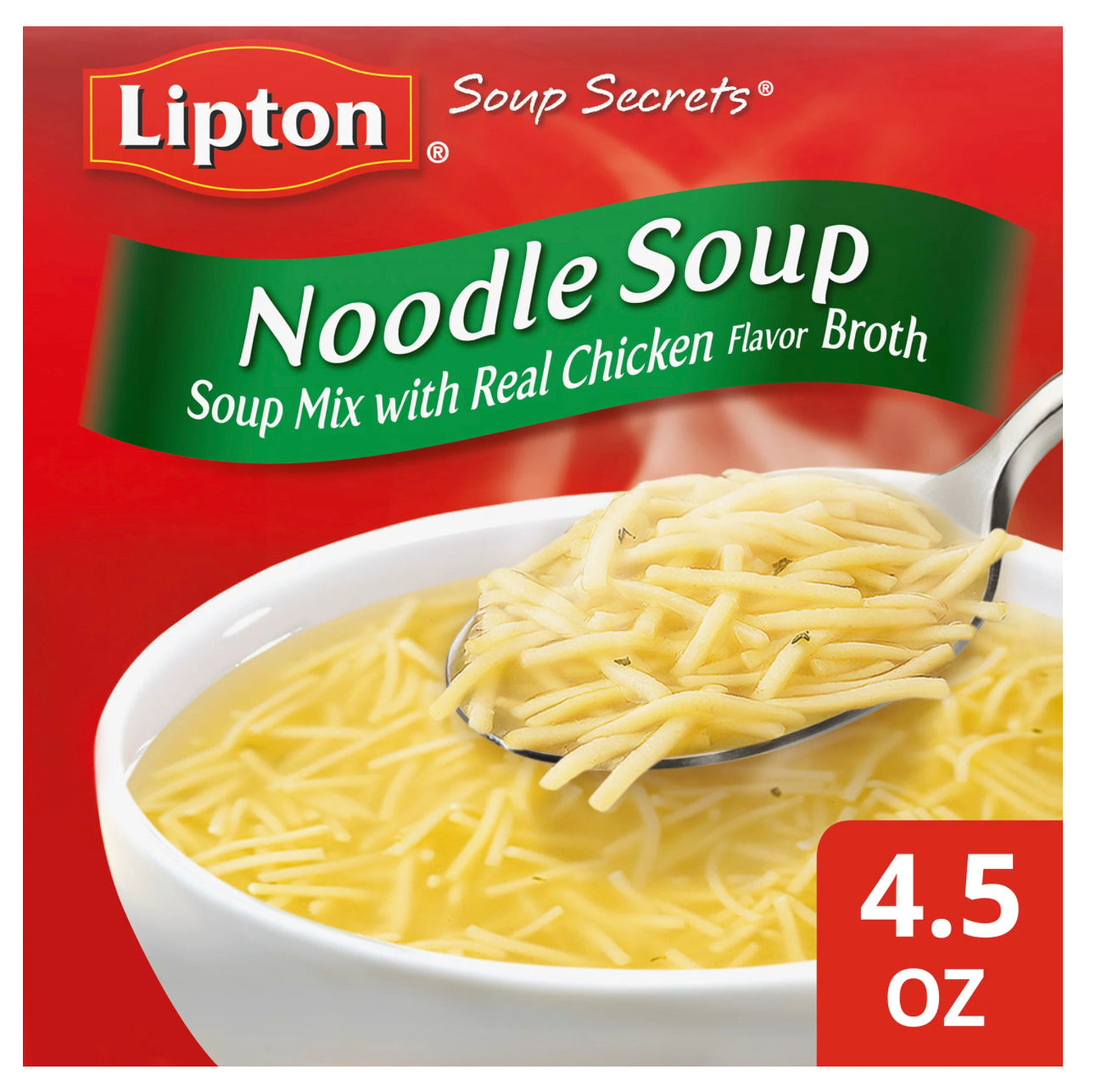 Lipton Noodle Soup Instant Soup Mix 4.5oz 2ct