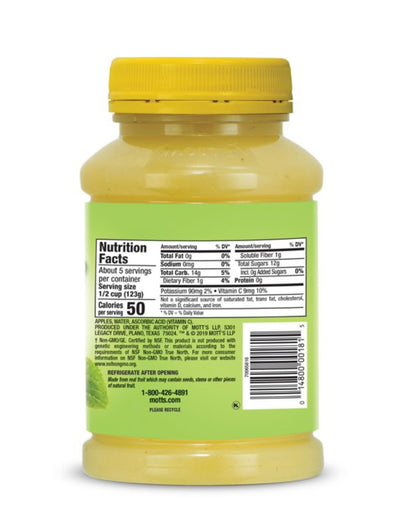 Mott's Applesauce No Sugar Added  23oz