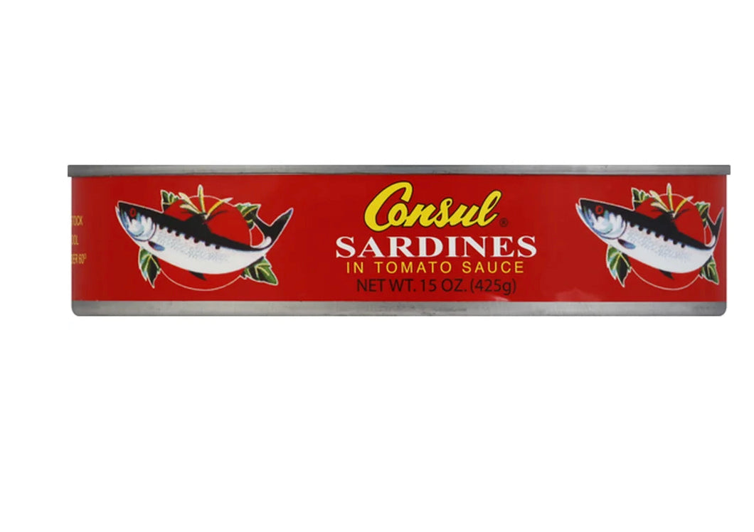 Consul Sardines In Tomato Sauce 15oz